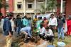 ప్రభుత్వ డిగ్రీ కళాశాలలో మొక్కలు నాటిన చైర్మన్.
