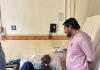 జగత్‌పల్లి సర్పంచ్ పెంటన్న యాదవ్‌ను పరామర్శించిన డా. జిల్లెల ఆదిత్యరెడ్డి.