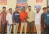 జమ్మికుంట యువత ఆధ్వర్యంలో ఎస్ఐ సతీష్‌కు ఘన సన్మానం.