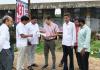 గట్లనర్సింగాపూర్‌లో నూతన బస్‌షెల్టర్ నిర్మాణానికి ఆర్టీసీ అధికారుల పరిశీలన.