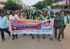 జర్నలిస్టుల పాదయాత్రకు అపూర్వ స్పందన.!