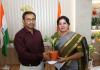 బీసీ డెవలప్‌మెంట్  అధికారిణి జి.జ్యోతికి కలెక్టర్ దివాకర టిఎస్ అభినందనలు.