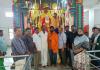 సాయిబాబా ఆలయంలో అన్నదానం.