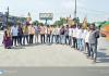 సీఎం వ్యాఖ్యలను ఖండిస్తూ బీజేపీ నిరసన.