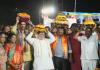 సద్దుల బతుకమ్మ వేడుకల్లో పాల్గొన్న మంత్రి పొన్నం ప్రభాకర్.