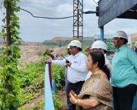 సింగరేణి జె.వి.ఆర్ గనిని పరిశీలించిన పర్యావరణ, అటవీ శాఖ బృందం.