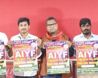 సీపీఐ శతజయంతి వర్క్‌షాప్‌ గోడపత్రిక విడుదల