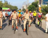 పోలీస్ అమరవీరుల స్మారకోత్సవాల సందర్భంగా సైకిల్ ర్యాలీ నిర్వహణ