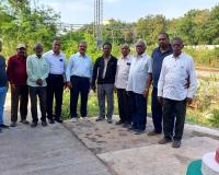 ప్రశాంత్ నగర్ రైల్వే స్టేషన్ ప్రతిపాదనపై రైల్వే అధికారుల స్థల పరిశీలించినారు