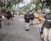 గ్రామపంచాయతీ ఎన్నికలకు సిద్ధమైన పోలీసులు.