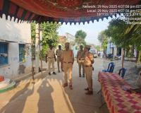 వేలేరు మండలంలోని క్లస్టర్లలో బందోబస్త్ ఏర్పాటు