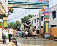 సీఎం నిధులతో మల్లాపూర్‌లో సీసీ రోడ్డు పనులు ప్రారంభం