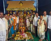 అయ్యప్ప స్వామి మహా పడిపూజలో పాల్గొన్న కార్పొరేటర్ బన్నాల 