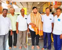 దుర్గామాత దేవాలయం నవమ  బ్రహ్మోత్సవాల్లో పాల్గొన్న నెమలి అనిల్ 