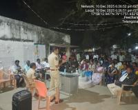 పోలింగ్ పై అవగాహన, అభ్యర్థులకు సూచనలు చేసిన పోలీసులు 