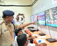 డ్రోన్ ద్వారా బందోబస్త్ పర్యవేక్షణ