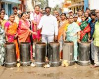 నాచారం–మల్లాపూర్ డివిజన్ సరిహద్దుల్లో  అభివృద్ధి పనులకు శంకుస్థాపన