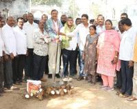 మీర్పేట్ హెచ్‌బీ కాలనీలో సీసీ రోడ్డు పనులను ప్రారంభించిన ఎమ్మెల్యే బండారి