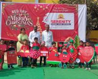 సెరినిటీ పాఠశాలలో ఘనంగా క్రిస్మస్, స్వయం పాలనా దినోత్సవ వేడుకలు