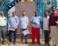 డాక్టర్ బి.ఆర్ అంబేద్కర్ విగ్రహం వద్ద నినాదాలతో మనుస్మృతి దహన కార్యక్రమం