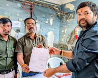 నాచారం డివిజన్ పునర్విభజనపై బీఆర్ఎస్ నాయకుల ఆందోళన