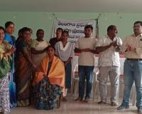 మండల మహిళా సమైక్య ఆధ్వర్యంలో నూతన వార్డు సభ్యులకు ఘన సన్మానం