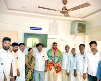 పెద్దమందడి నూతన ఎస్సై జలంధర్ రెడ్డికి ఘన స్వాగతం