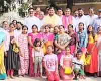 సంక్రాంతి ముగ్గుల పోటీల్లో పాల్గొన్న నెమలి అనిల్ కుమార్