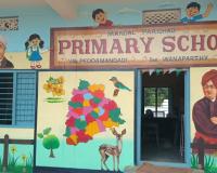 పాఠశాలకు సీసీ కెమెరా బహుకరణ చేసి రక్షణ కల్పించిన జంగం శివ