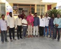 నూతన ఎస్సై జలంధర్ రెడ్డిని సన్మానించిన పెద్దమందడి ప్రెస్ క్లబ్