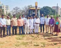 అమ్ముగూడ శ్మశానవాటిక అభివృద్ధి పనుల ప్రారంభోత్సవం