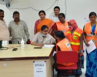 కాప్రా సర్కిల్ కార్యాలయంలో కార్మికులకు మెగా హెల్త్ క్యాంప్