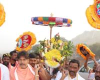 మాఘ పౌర్ణమి సందర్భంగా హేమాద్రి వెంకటేశ్వర స్వామి గిరి ప్రదక్షిణ 