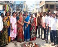 జె.కే కాలనీలో నూతన బాక్స్ డ్రైన్ పనులకు శంకుస్థాపన