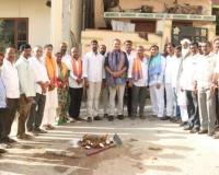 సిసి రోడ్డు పనులు ప్రారంభించిన ఎమ్మెల్యే బండారి లక్ష్మారెడ్డి