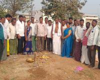 తాటిపాముల కుంటివాని తాండలో గండదీపం–గరుడస్తంభం భూమిపూజ