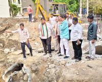 మల్లికార్జున నగర్‌లో డ్రైనేజీ పనుల ఆలస్యం