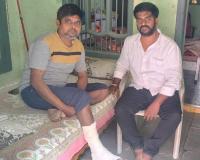 టిబిజేఏ జిల్లా అధ్యక్షుడు సామ్రాట్ గుప్తాను పరామర్శించిన