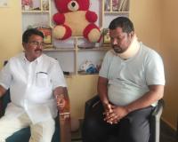 వెల్టూర్ సర్పంచ్ అశోక్‌ను పరామర్శించిన మాజీ మంత్రి నిరంజన్ రెడ్డి