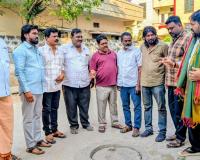 పోచమ్మ గుడి వీధిలో సి.సి రోడ్డు పనులకు శ్రీకారం