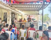 పీచర సర్పంచ్ అధ్యక్షతన  గ్రామసభ నిర్వహణ