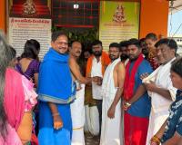 జమ్మికుంట గణేష్ నగర్‌లో దివ్య హనుమాన్ పూజలో పాల్గొన్న మున్సిపల్ చైర్మన్