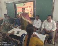 జనాభా లెక్కలపై ఎన్యుమరేటర్లకు శిక్షణ కార్యక్రమం.