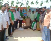 పామిరెడ్డిపల్లిలో వడ్ల కొనుగోలు కేంద్రం ప్రారంభం.