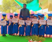 బ్రెయినీ స్టార్స్ మాంటెస్సోరి స్కూల్‌లో ఘనంగా ప్రైమరీ గ్రాడ్యుయేషన్ డే వేడుకలు.