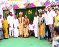 వివాహ వేడుకలో పాల్గొని వధూవరులను ఆశీర్వదించిన వనపర్తి ఎమ్మెల్యే మేఘా రెడ్డి  