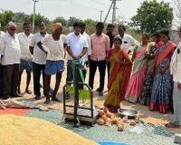 వడ్ల కొనుగోలు కేంద్రంతో రైతులకు ఆర్థిక భరోసా.