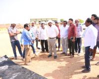 వరి ధాన్యం కొనుగోలు కేంద్రాల పరిశీలన.