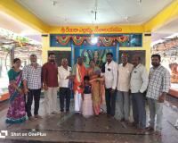 గీత కార్మికుల చేత శీలం అనిల్ కుమార్ దంపతులకు ఘన సన్మానం.
