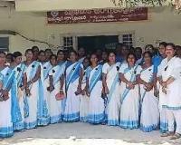 ఆశ కార్యకర్తల నిరసన.